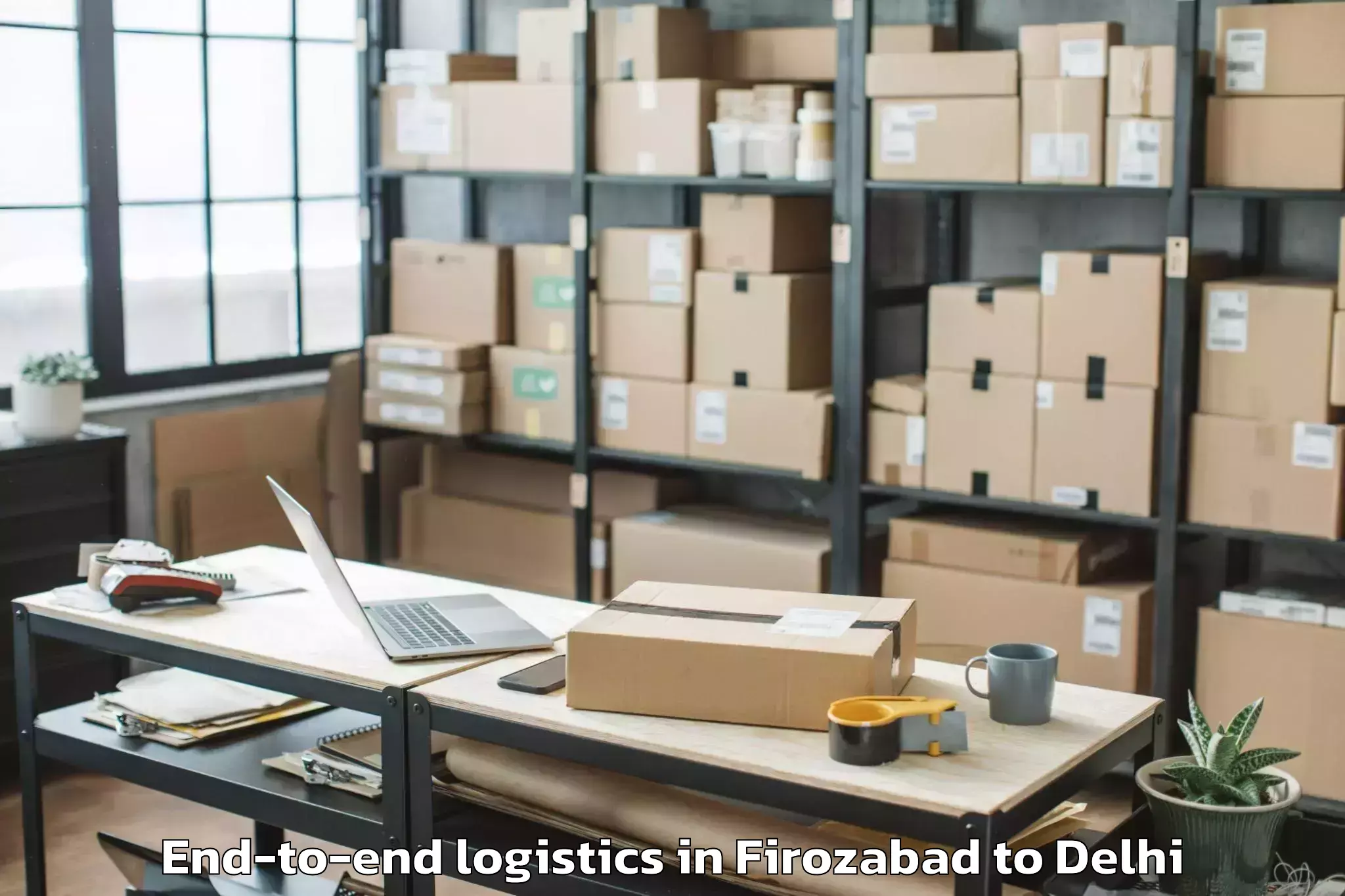 Expert Firozabad to East Delhi Mall End To End Logistics